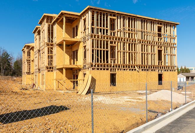 fenced construction zones promote safety and security in Methuen, MA